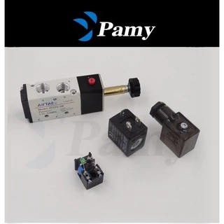 *LAST STOCK* PAMY โซลินอยด์วาล์ว 4v210-08 เเละรุ่นอื่นๆ AC220v DC24