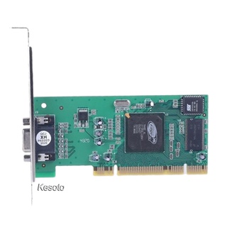 [Kesoto]Ati Rage Xl 8MB Pci Vga การ์ดวิดีโอกราฟิกการ์ดวิดีโอหลายจอแสดงผล