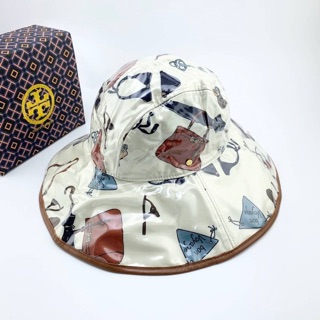 หมวก Tory printed rain bucket Hat งานเเท้