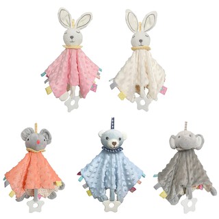 Lovey Bunny ผ้าห่มยางกัด แบบนิ่ม รูปสัตว์น่ารัก สําหรับเด็กทารก