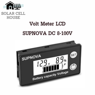 Volt Meter Supnova โวลต์มิเตอร์ เปอร์เซ็นต์แบตเตอรี่ แบตตะกั่วกรด ลิเธี่ยมไอออน ลิเธี่ยมฟอสเฟต LiFe-PO4