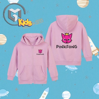 เสื้อแจ็กเก็ตกันหนาว ลายโลโก้ Pinkfong สําหรับเด็ก