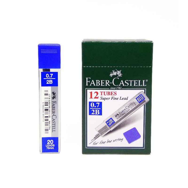 [TUBE] FABER-CASTELL 2B 0.7MM PENCIL LEAD