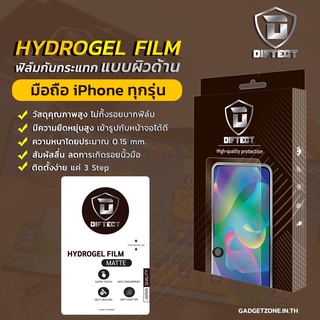 ฟิล์มไฮโดรเจลด้าน iPhone Diftect Hydrogel Matte iPhone13 series/12 series/11 series/X series/8/7/6/SE