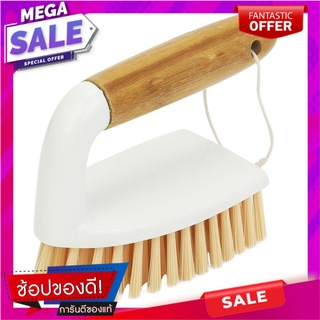 แปรงทำความสะอาดทรงเตารีด ACCO BAMBOO สีครีม แปรงทำความสะอาด CLEANING BRUSH ACCO BAMBOO CREAM อุปกรณ์ทำความสะอาด