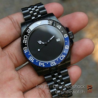 Seiko Modify Batman Men in Black กระจกคริสตัลSapphire  ระบบAuto