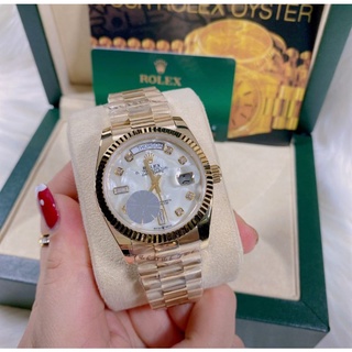 นาฬิกาข้อมือ RolEX Day Date cc 36mmสีGoldงานรองTopพร้อมส่งในไทย