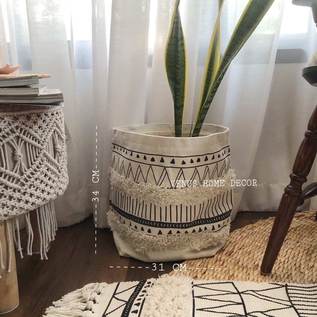กระถาง ผ้า ทอมือ MOROCCAN STYLE