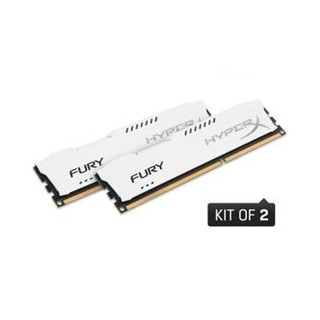 HyperX FURY Memory White Model : HX316C10FW/8 Vendor Code : N 8*2GB 1600MHZ DDR3 CL10 DIMM HYPERX FURY WHITE SERIES