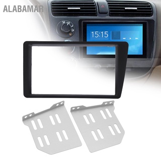 Alabamar กรอบแดชสเตอริโอวิทยุ 2Din แบบเปลี่ยน สําหรับ Honda Civic Lhd 2001-2005