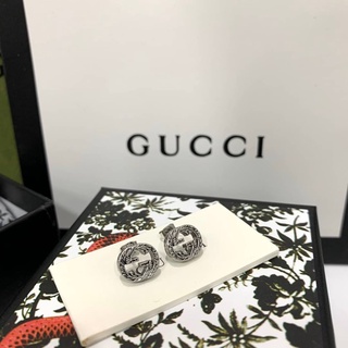 🔥พร้อมส่ง🔥ต่างหู สวยๆตามภาพ ถ่ายจากสินค้าจริงพร้อมส่ง Gucci Interlocking G Earrings สวย ใส่ง่าย ไม่ต้องจ่ายแพง