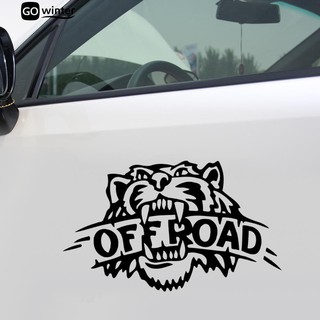 ♪ Tiger OFF ROAD ตัวอักษรพิมพ์สติกเกอร์ติดรถยนต์แบบติดสติกเกอร์ Self-Adhesive