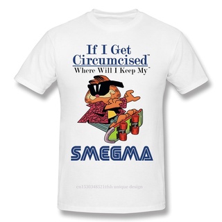 เสื้อยืดพิมพ์ลายprintingBvrt32e7456 เสื้อยืด ผ้าฝ้าย พิมพ์ลายอนิเมะ Smegma Garfield Odie ga สไตล์คลาสสิก สําหรับผู้ชาย T