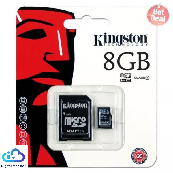 【Digital Monster】Kingston Micro sd card Memory Card 2GB/4GB/8GB/16GB/32GB/64GB/128GB กล้อง/กล้องติดรถยนต์ / โทรศัพ