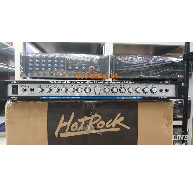 ปรีแอมป์ แยกซับ HOTROCK AV-2248