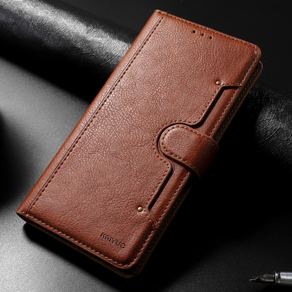เคสโทรศัพท์หนังฝาพับพร้อมช่องใส่บัตรสําหรับ Samsung Galaxy J6 Plus J4 2018