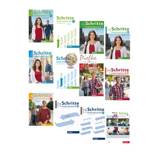 Schritte international Neu 1, 2, 1+2, 3+4, 5+6, 3-6, 2-6 : Course/Workbook,Teachers Guide,poster set (นำเข้าของแท้100%)