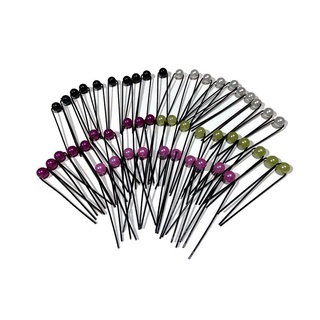 กิ๊บเสียบ ประดับมุก ลูกปัด Hair pins ชุด 10 ชิ้น