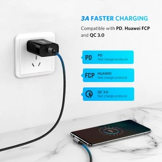 Ugreen สายชาร์จ USB Type C PD 60W 90 องศา QC 4.0 สําหรับแล็ปท็อป แท็บเล็ต โทรศัพท์ Samsung Galaxy S9 S8 iPad Pro Huawei Matebook Dell Xiaomi