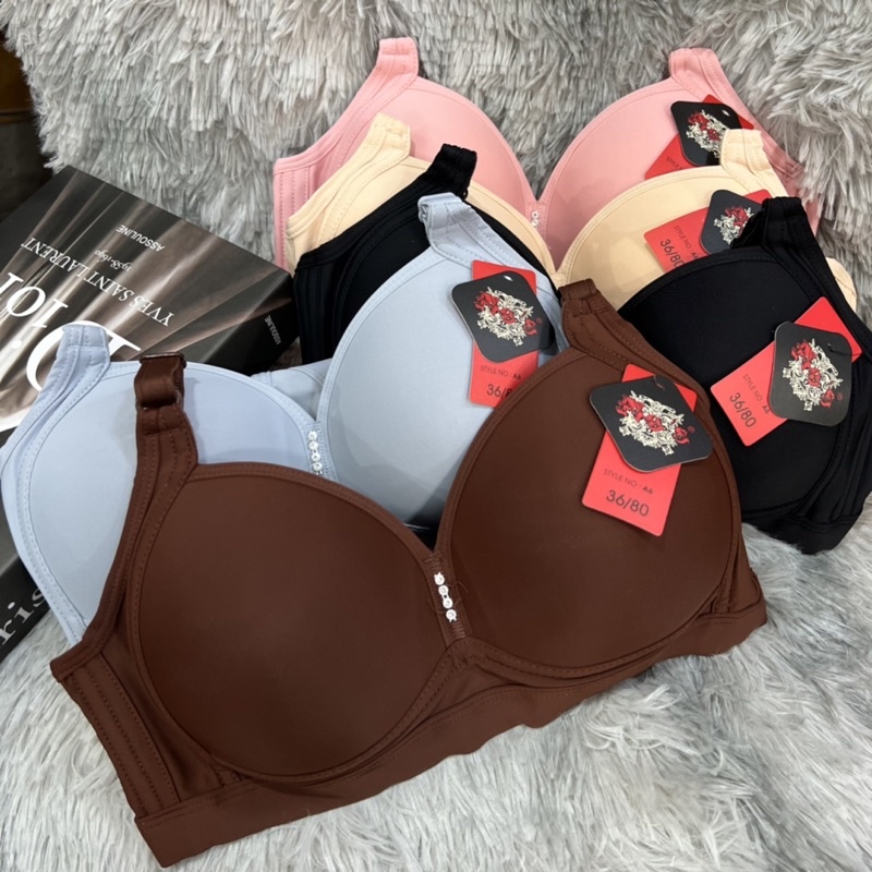✨ เสื้อในไม่มีโครงโนบรา ผ้านิ่ม ทรงสวย No’sbra A6