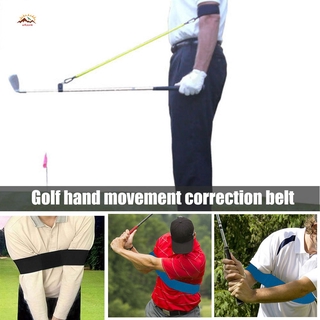 UHSSM Golf Arm Posture Motion Correction Belt Durable Smooth Swing Training Aid Elastic @TH