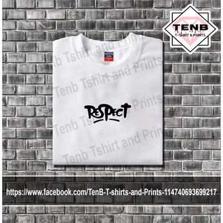 RESPECTNEW เสื้อยืดดีไซน์เรียบง่ายและลายพิมพ์ UNISEX 7iS