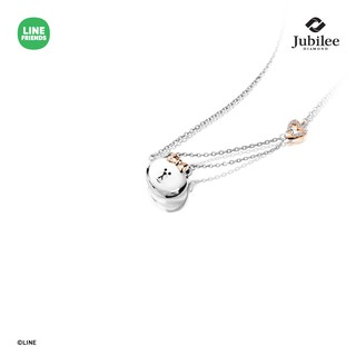 JUBILEE DIAMOND LOVELY NECKLACE: CHOCO [รุ่น LINE FRIENDS ลิขสิทธิ์แท้]