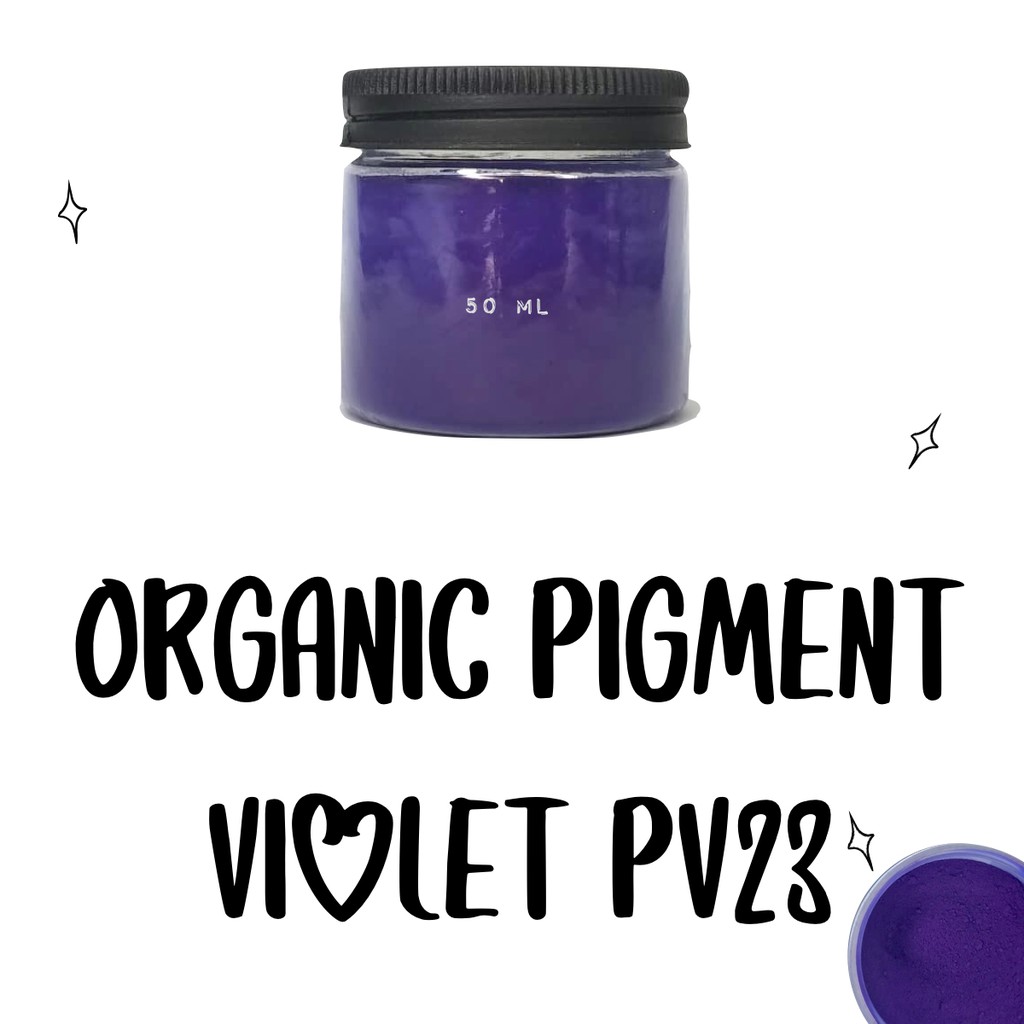 Pigment สีม่วง Pigment Violet PV23 Non-Toxic พิกเมนต์สำหรับทำสีน้ำ สี ...