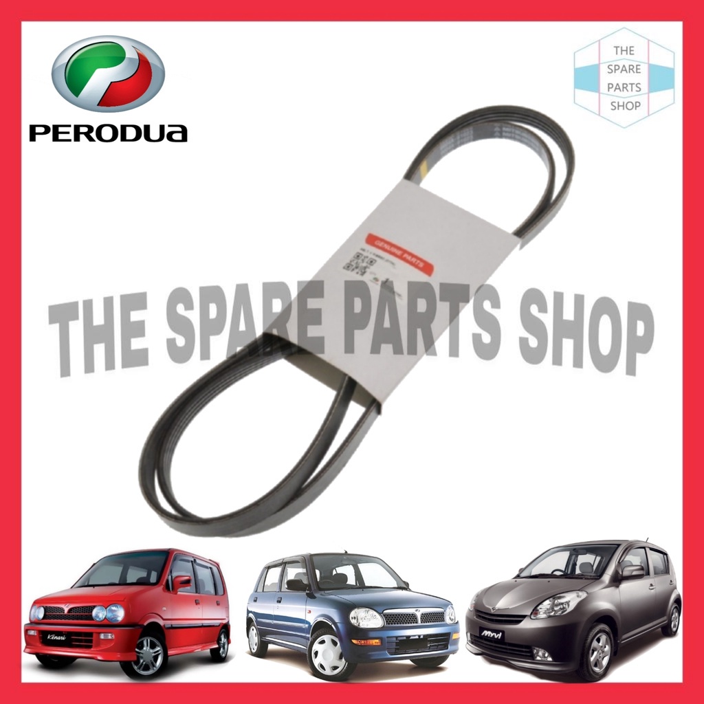 PERODUA KENARI KELISA MYVI 1.0 VIVA FAN BELT 4PK 715 ALTERNATOR (9004A-9103)