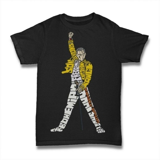 ใหม่ Freddie Mercury T เสื้อ S-5XL Queen Calligram