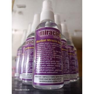 Miracle spray semprot wajah kenyal buat obat jerawat keluhan luar kulit gatal mata merah bengkak herpes dompo aman semua usia