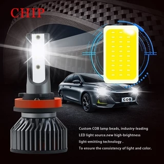 LEADTOPS หลอดไฟหน้าไฟตัดหมอกรถยนต์ H7 H4 Led 4300K 6000K 3000K 8000K 12000K 12V H3 9005 Hb3 9006 Hb4 LED 8000K 1 คู่