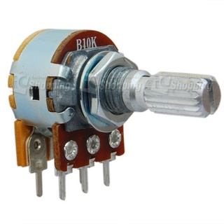 ตัวต้านทานปรับค่าได้ 6ขา B50K/B100K โพเทนซิโอมิเตอร์ 50/100 Kohm โวลลุ่ม VR Potentiometer