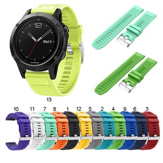 สายนาฬิกาข้อมือซิลิโคน 22 มมสําหรับ garmin fenix 5/5 plus/forerunner 935/945/quatinctx 5