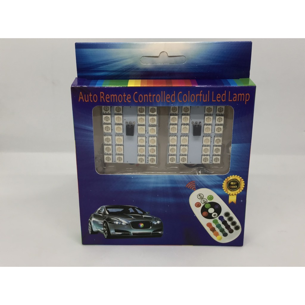 ไฟเพดาน,led,แผงไฟเพดาน,รีโมทled,ไฟเพดานled, LED แบบเปลี่ยนสี พร้อมรีโมท 12 ชิป / 24 ชิป (ชุด) - รูปที่ 5