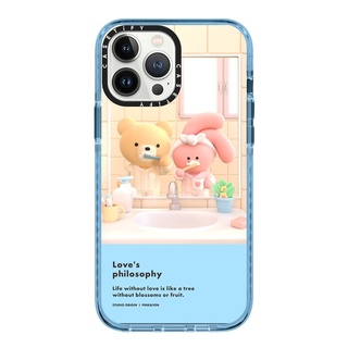 Casetify PINK&amp;VEN Lovely Morning 13 Pro Max  Impact Case  Color: Sheer- Sierra Blue [13PMสินค้าพรีออเดอร์]