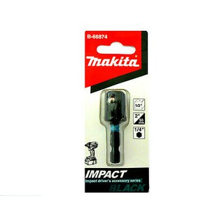 MAKITA Adapter Hex1/4-บล็อก1/2″SQ Impact Black B-66874