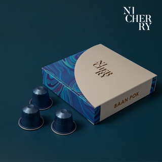 NICHERRY กาแฟแคปซูล Baan Pok (Nespresso compatible) (9 capsules) - Specialty Coffee Capsule