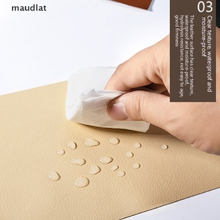 Maud แผ่นสติกเกอร์หนัง PU มีกาวในตัว ขนาด 20X30 ซม. สําหรับตกแต่งโซฟา รถยนต์ DIY 2 ชิ้น