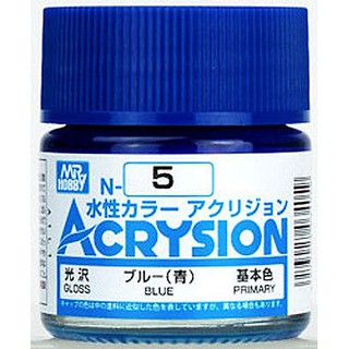 Mr.Hobby สีสูตรน้ำ Acrysion N5 Blue สีน้ำสำหรับพลาสติกโมเดล กันพลา