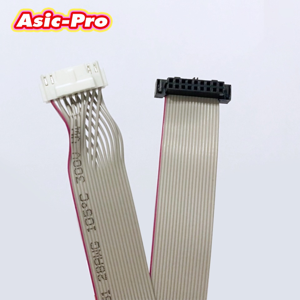 [ล้างสต็อก]สายแพร RJ AWM 2651 28AWG 105c 300V VW-1 E332441 YAOBO 18Pin (9x2) สำหรับเครื่องขุด