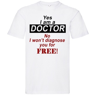 [100% Cotton] เสื้อยืด พิมพ์ลาย Yes Am I A Doctor 2022 แฟชั่นยอดนิยม สําหรับผู้ชาย