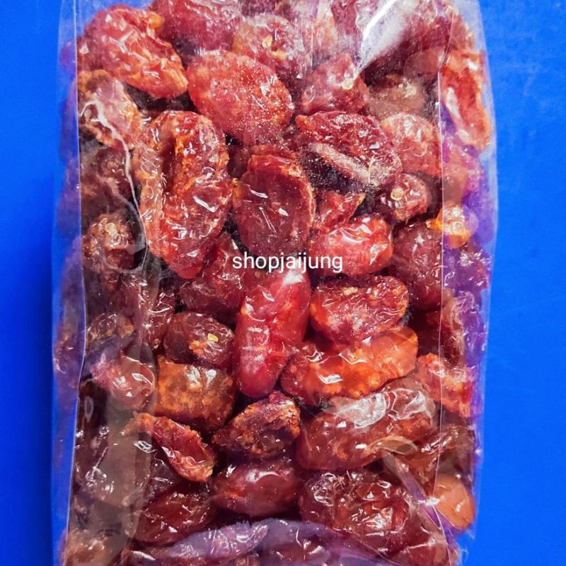 มะเขือเทศอบแห้ง 1กก. มะเขือ อบแห้ง มะเขือเทศ dried tomato บ้วย บ๊วย ผลไม่แห้ง ผลไม้อบแห้ง ของแห้ง