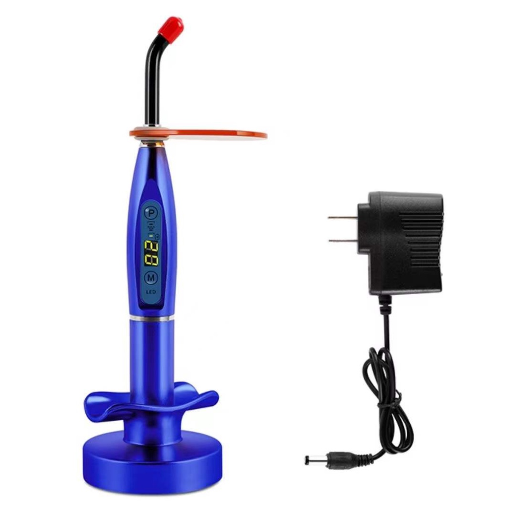 Dental Wireless Cordless LED Cure Curing Light Tool EU Plug Lamp
