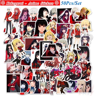 ❉ Kakegurui - Series 01 Anime สติ๊กเกอร์ ❉ 50Pcs/Set Jabami Yumeko DIY Fashion Doodle Decals สติ๊กเกอร์