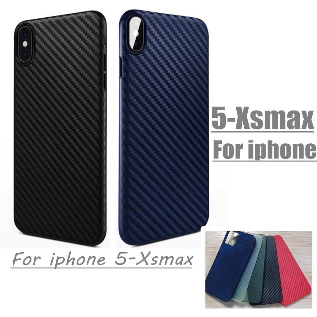 【 เนื้อแมตต์ บางเฉียบ 】เคส iPhone 5 5s 5c 0.5 มม. บางเฉียบ iPhone XS X XR XS Max เคส iPhone X XS XR 6 6S 7 8 Plus เคสใส