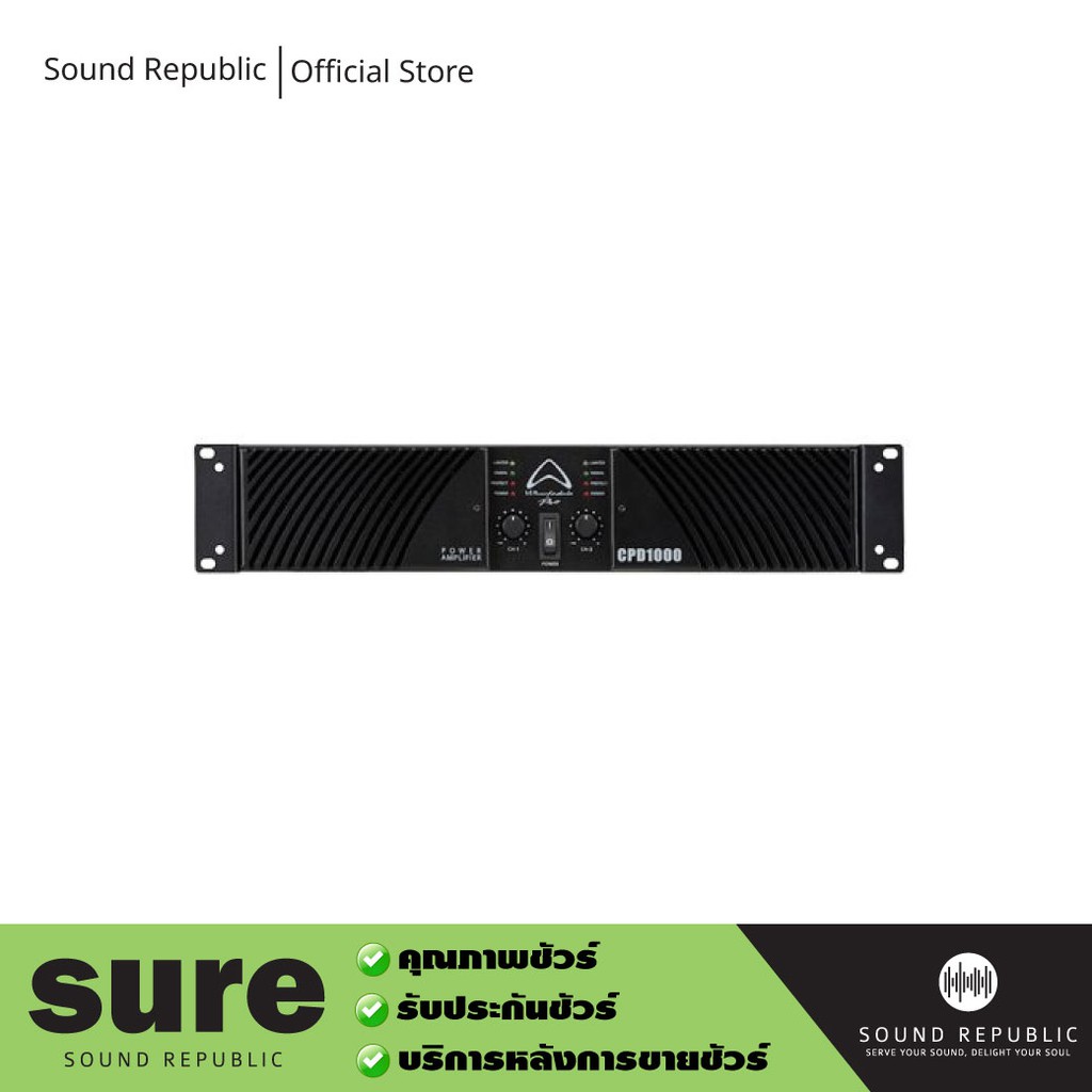 Wharfedale CPD-1000 เพาเวอร์แอมป์ 2 ชาแนล 350 วัตต์ @4 โอห์ม