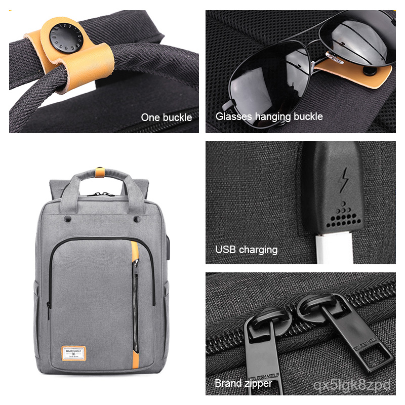 multifunction waterproof anti theft unisex outdoor backpack