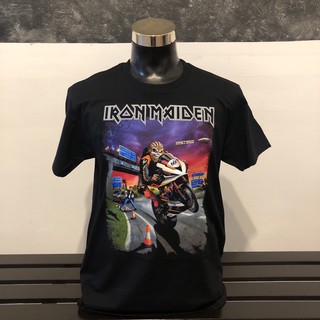 เสื้อยืดผ้าฝ้าย 100% พิมพ์ลายกราฟิก Iron MAIDEN BAND GILDAN UNISEX