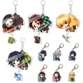 (มีในสต็อก / พร้อมส่ง) พวงกุญแจ Demon Slayer Keychain